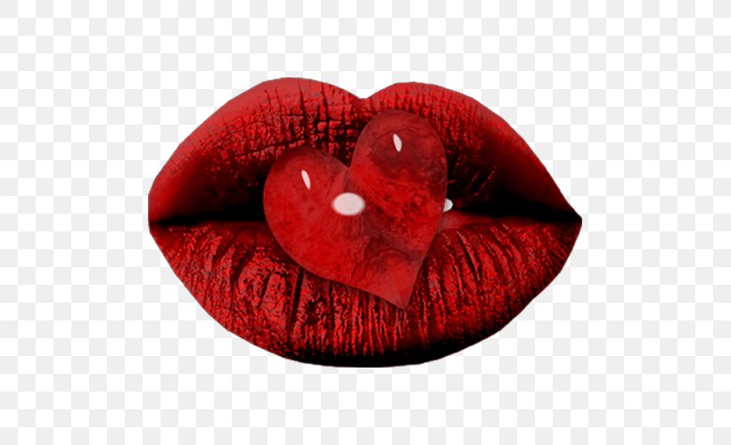 Red Lip Mouth, PNG, 500x500px, Red, Heart, Lip, Love, Mouth Download Free