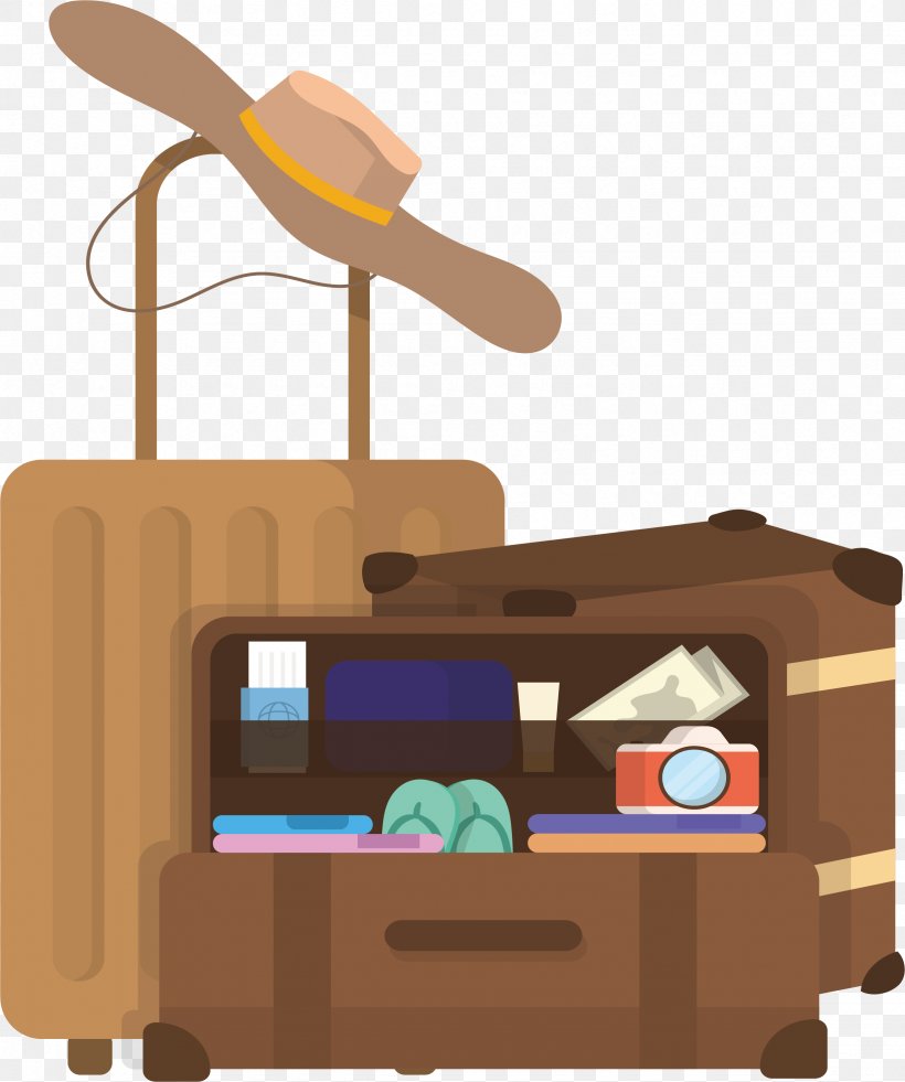 Suitcase Travel Baggage Euclidean Vector, PNG, 2455x2940px, Suitcase, Bag Tag, Baggage, Baggage Cart, Brown Download Free