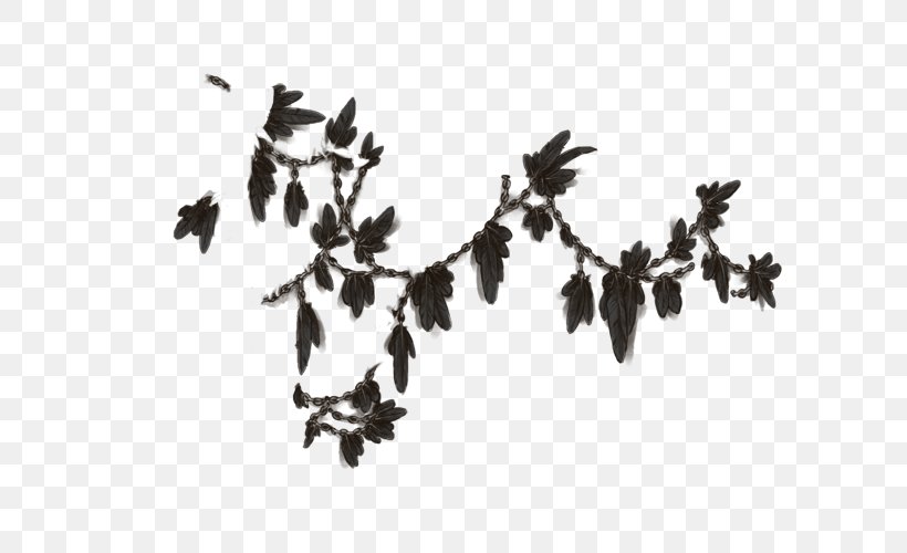 White Leaf Font, PNG, 640x500px, White, Bird, Black And White, Branch, Leaf Download Free