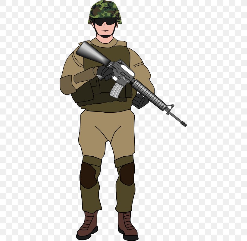 Clip Art Soldier Openclipart Military, PNG, 423x800px, Soldier, Army, Fictional Character, Firearm, Gun Download Free