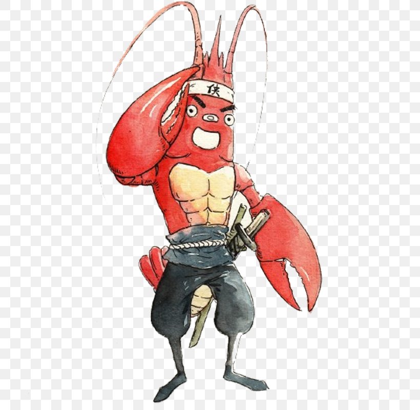 Cartoon Shrimp Illustration, PNG, 800x800px, Cartoon, Fictional Character, Figurine, Jquery, Seafood Download Free