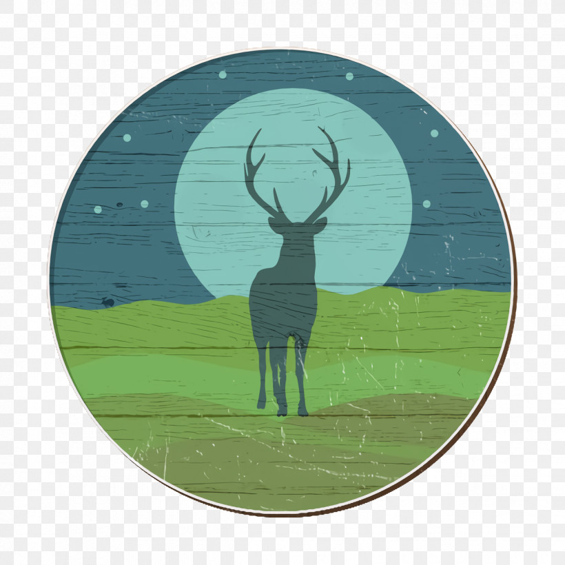 Deer Icon Landscapes Icon, PNG, 1238x1238px, Deer Icon, Antler, Black And White Deer, Deer, Drawing Download Free