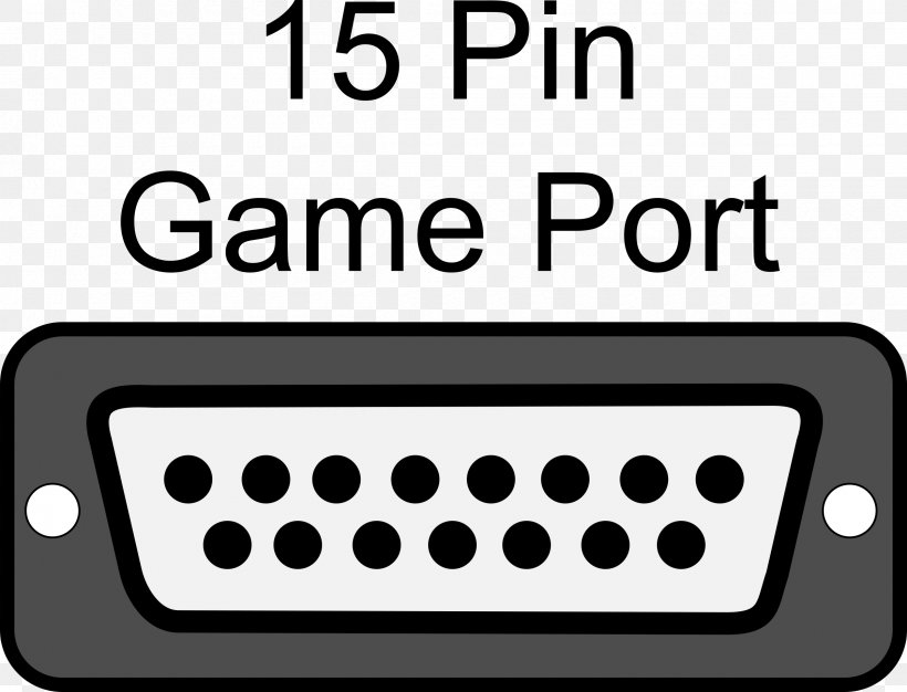 Game Port Serial Port Computer Port D-subminiature Clip Art, PNG, 2400x1835px, Game Port, Auto Part, Black And White, Brand, Computer Port Download Free
