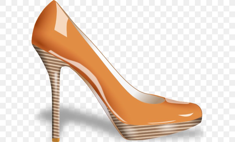 High-heeled Footwear Shoe Stiletto Heel Clip Art, PNG, 600x497px, Highheeled Footwear, Basic Pump, Beige, Clothing, Dress Download Free
