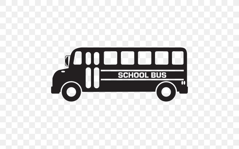 School Bus Silhouette Transport, PNG, 512x512px, Bus, Automotive Design, Automotive Exterior, Brand, Compact Car Download Free