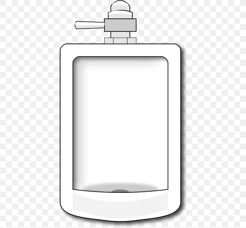 Urinal Public Toilet Clip Art, PNG, 431x762px, Urinal, Black And White, Material, Paper, Pissoir Download Free