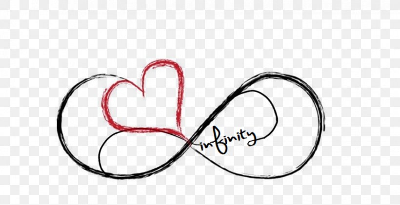 Infinity Symbol Heart Eternity, PNG, 876x450px, Watercolor, Cartoon, Flower, Frame, Heart Download Free