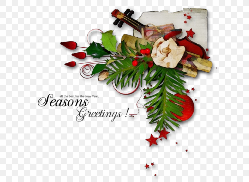 Holly, PNG, 607x600px, Watercolor, Branch, Christmas, Christmas Eve, Fir Download Free