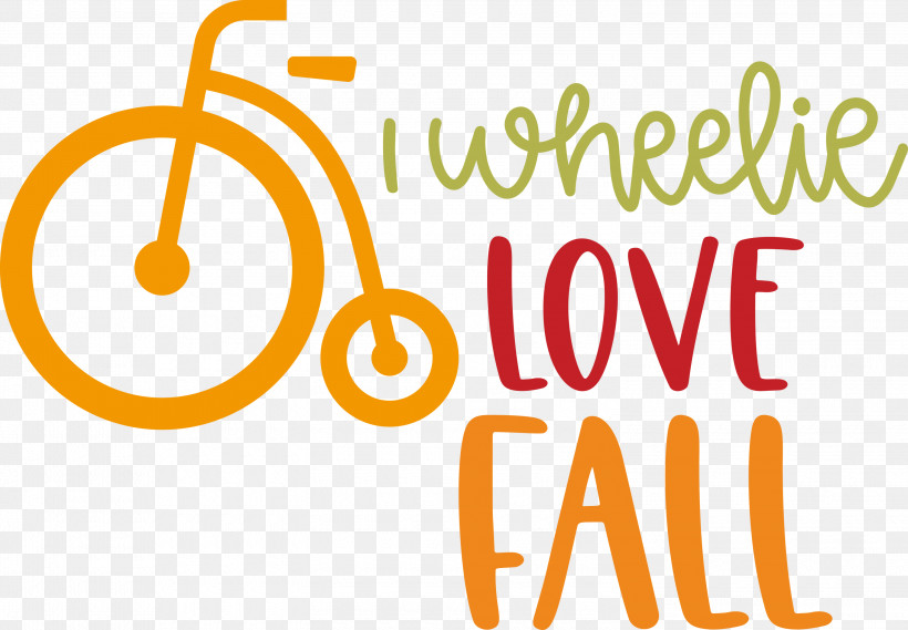 Love Fall Love Autumn I Wheelie Love Fall, PNG, 3000x2083px, Logo, Happiness, Line, Mathematics, Number Download Free