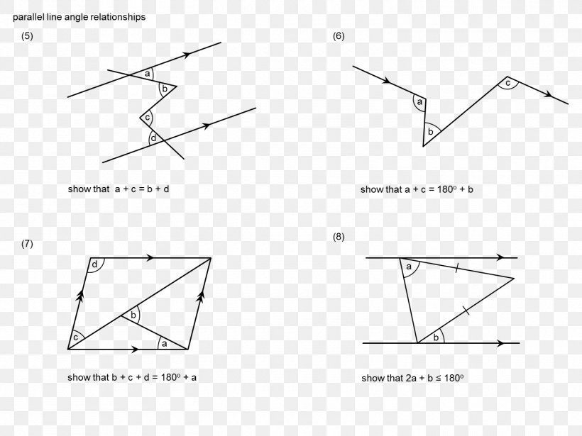 Triangle Point Parallel Mathematics, PNG, 1500x1125px, Triangle, Addition, Area, Black And White, Diagram Download Free