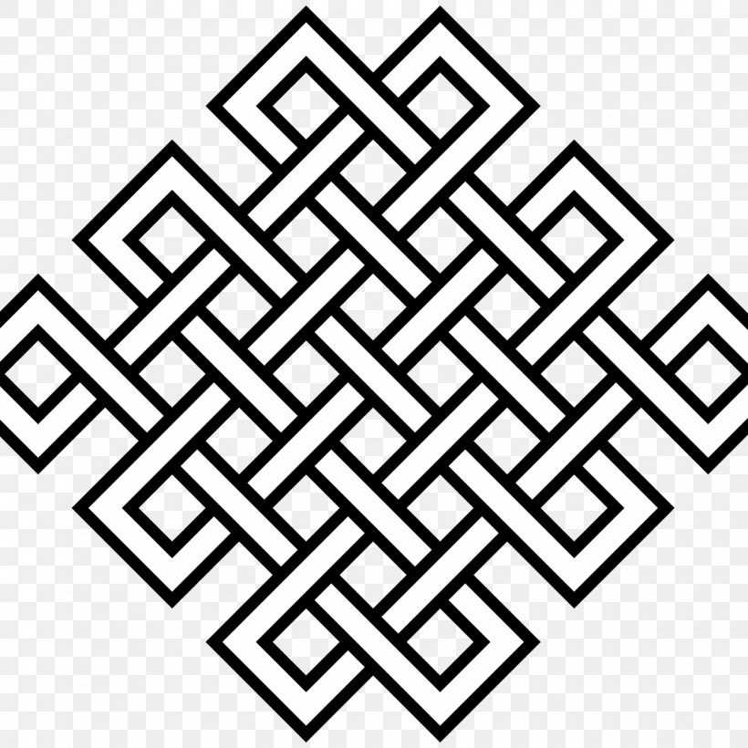 Endless Knot Vector Graphics Stock Photography Illustration, PNG, 1440x1440px, Endless Knot, Ashtamangala, Blackandwhite, Buddhism, Celtic Knot Download Free