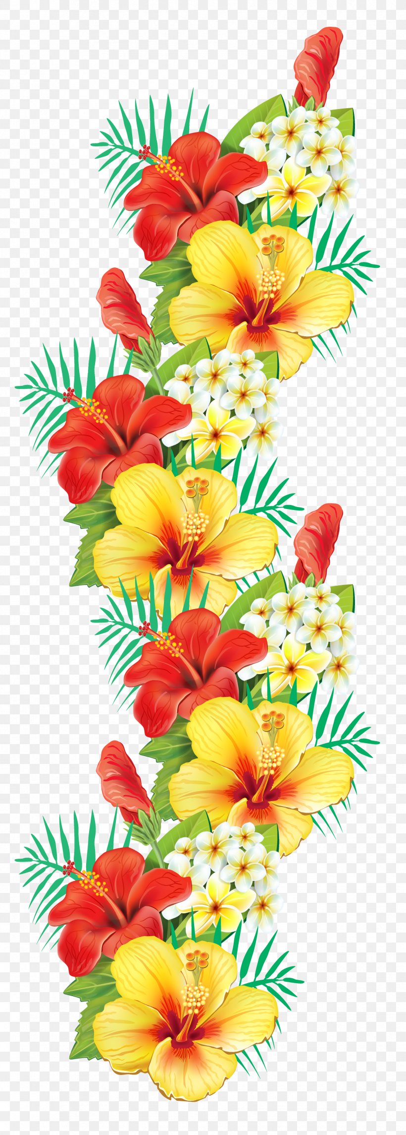 Flower Clip Art, PNG, 1734x4839px, Flower, Art, Color, Cut Flowers, Floral Design Download Free