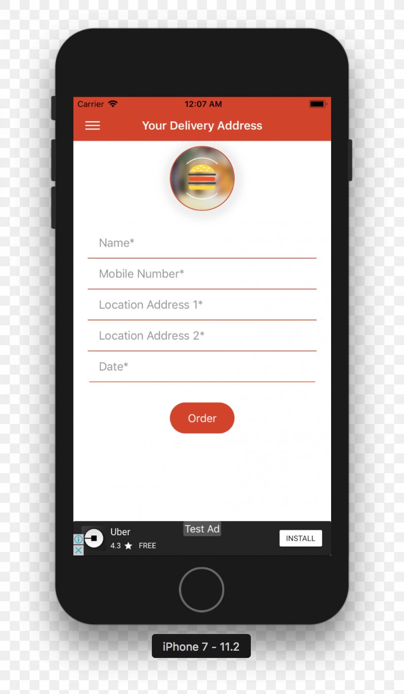Ionic Online Food Ordering IOS SDK, PNG, 942x1618px, Ionic, App Store, Apple, Brand, Communication Download Free