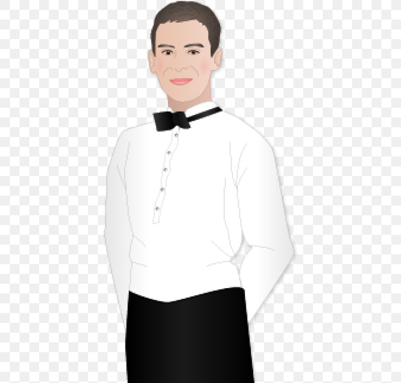 Image Download Vector Graphics Waiter, PNG, 400x783px, Waiter, Bow Tie, Cartoon, Clothing, Collar Download Free