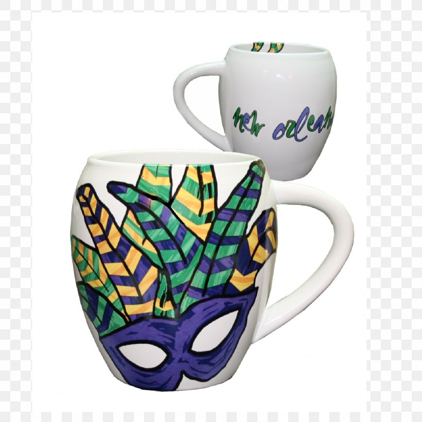 Coffee Cup Mug Mardi Gras Ceramic, PNG, 1500x1500px, Coffee Cup, Beignet, Cajuns, Ceramic, Coffee Download Free