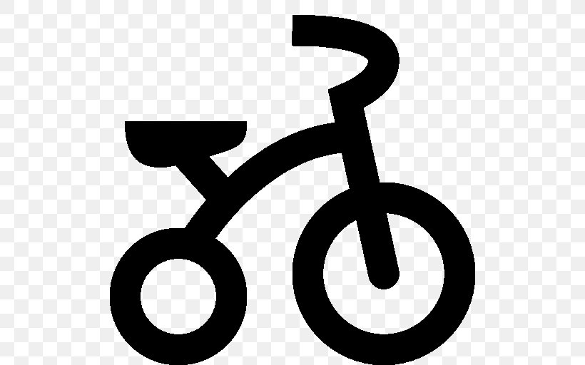 Tricycle Symbol Download, PNG, 512x512px, Tricycle, Area, Artwork, Bicycle, Black And White Download Free