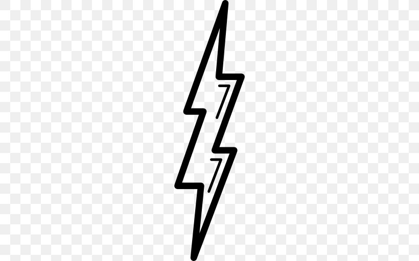 Lightning Shape Symbol Thunder, PNG, 512x512px, Lightning, Black, Black And White, Brand, Electricity Download Free