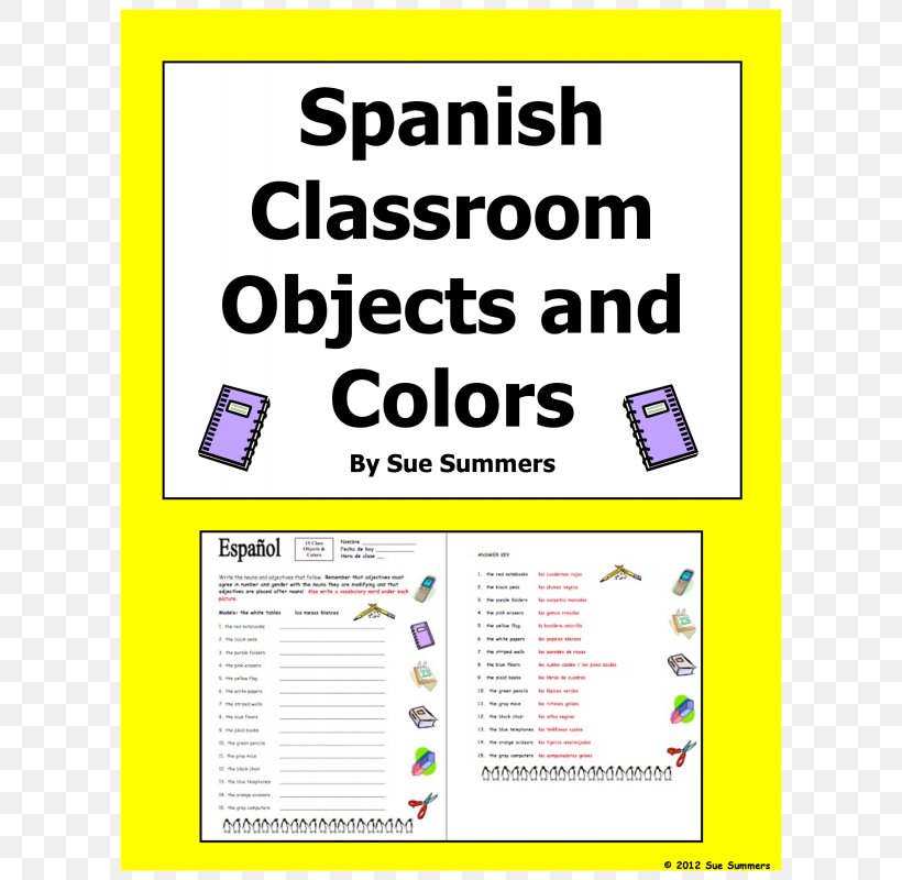 Classroom Spanish Object Pronoun Worksheet, PNG, 800x800px, Classroom, Agreement, Area, Brand, Class Download Free