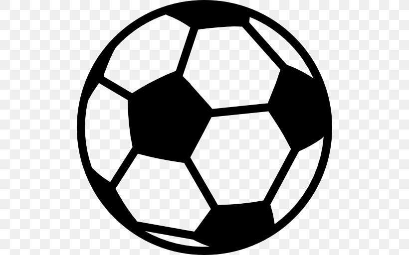 Football Sport Clip Art, PNG, 512x512px, Ball, Area, Artwork, Black, Black And White Download Free