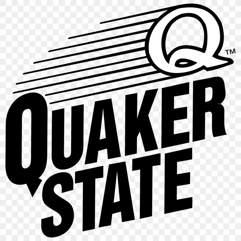 Quaker State Logo Quakers, PNG, 2400x2400px, Quaker State, Area, Black And White, Brand, Logo Download Free