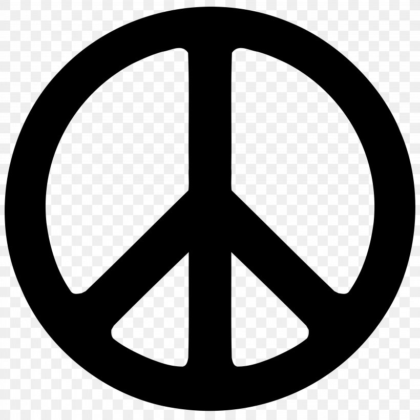 Peace Symbols Clip Art, PNG, 4444x4444px, Peace Symbols, Black And White, Language, Logo, Peace Download Free