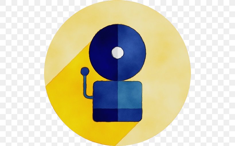 Yellow Circle, PNG, 512x512px, Watercolor, Electric Blue, Electronic Device, Meter, Paint Download Free
