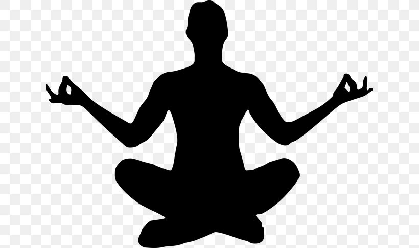Yoga Silhouette Exercise Lotus Position, PNG, 640x485px, Yoga, Arm, Black And White, Exercise, Female Download Free