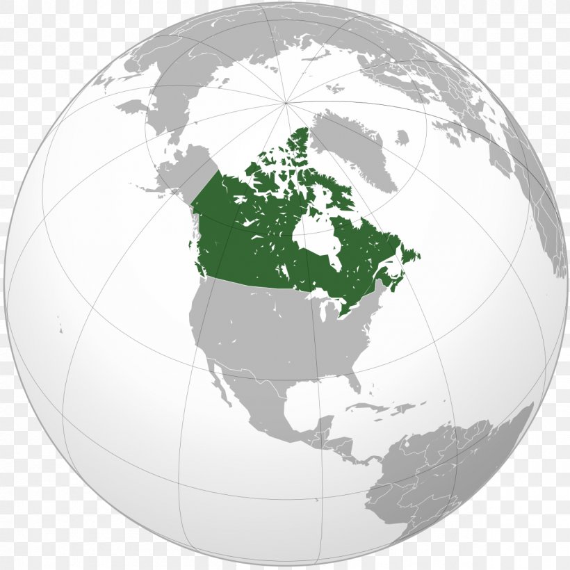 Canada United States Globe British North America Orthographic Projection, PNG, 1200x1200px, Canada, Americas, Ball, British North America, Earth Download Free