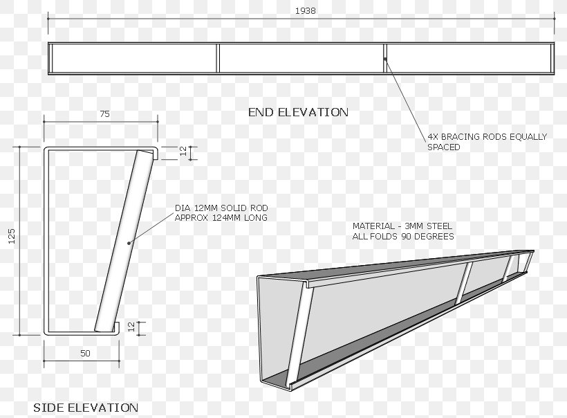 Chassis Image Trailer Drawing /m/02csf, PNG, 812x604px, Chassis, Area, Black And White, Diagram, Drawbar Download Free