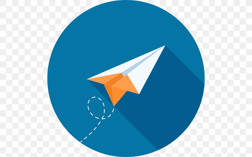 Paper Airplane, PNG, 512x512px, Paper, Airplane, Azure, Blue, Logo Download Free