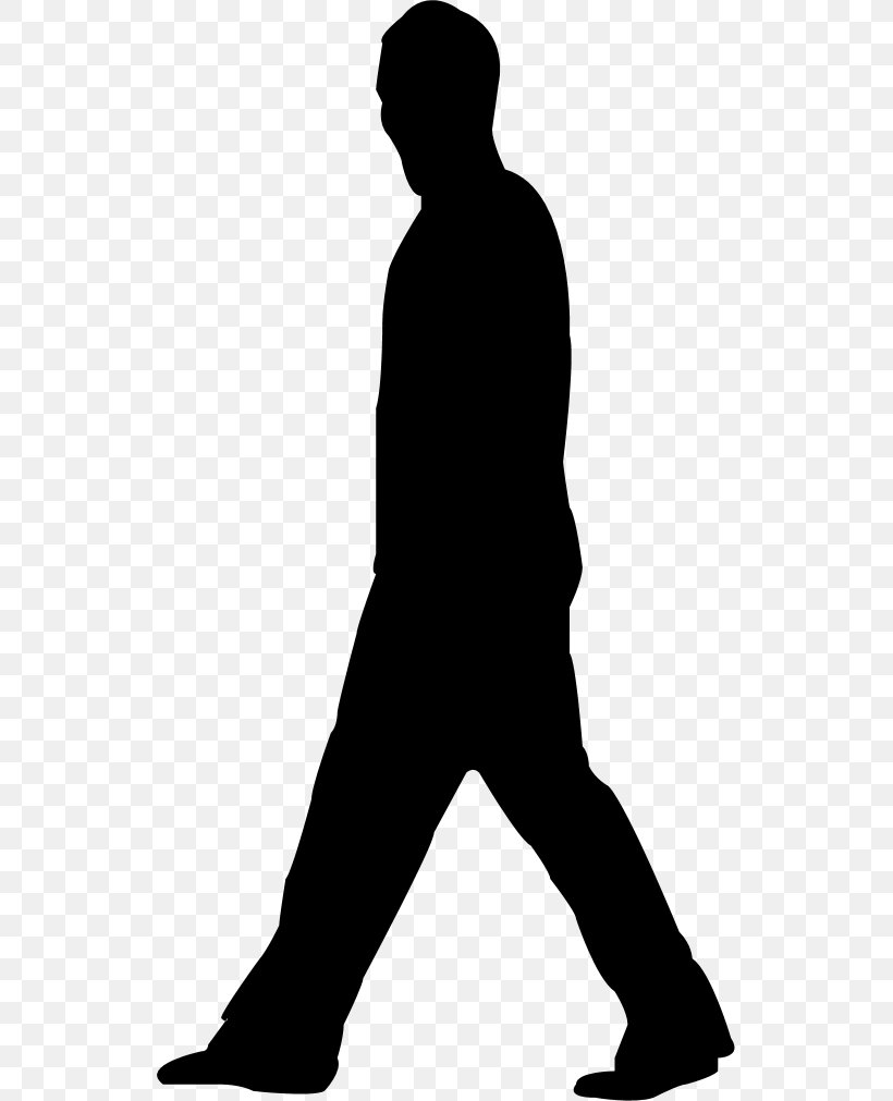 Silhouette Stencil Clip Art, PNG, 531x1011px, Silhouette, Black And White, Drawing, Human Behavior, Information Download Free
