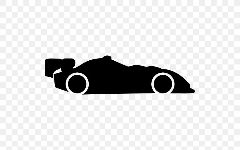Sports Car Auto Racing Silhouette, PNG, 512x512px, Car, Auto Racing, Black, Black And White, Driving Download Free