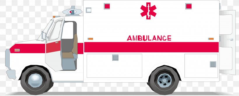 Ambulance Mandalay General Hospital, PNG, 2747x1113px, Ambulance, Brand, Car, Cartoon, Commercial Vehicle Download Free