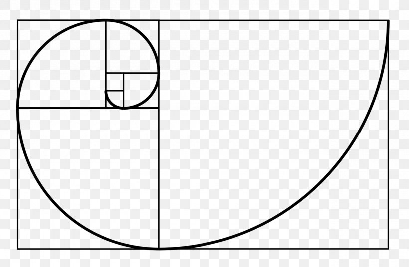 Golden Ratio Golden Spiral Golden Rectangle, PNG, 1280x838px, Golden Ratio, Area, Black, Black And White, Diagram Download Free