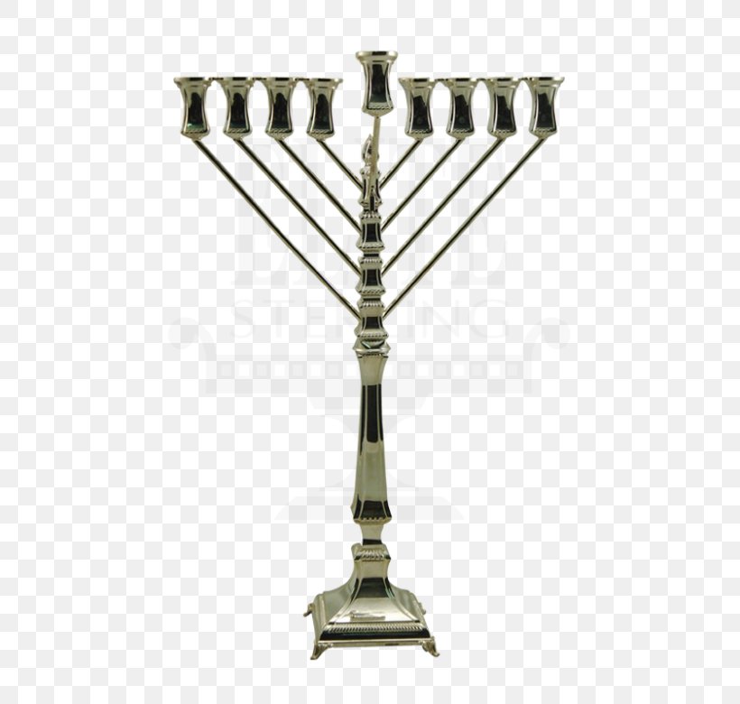 Menorah Hanukkah Chabad Jewish Holiday Judaism, PNG, 585x780px, Menorah, Brass, Candle, Candle Holder, Candlestick Download Free