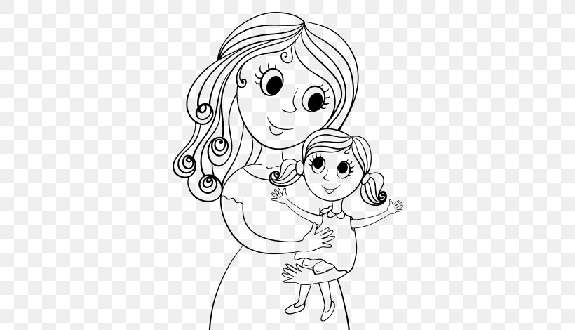 Mother Drawing Daughter Child Coloring Book, PNG, 600x470px, Watercolor, Cartoon, Flower, Frame, Heart Download Free