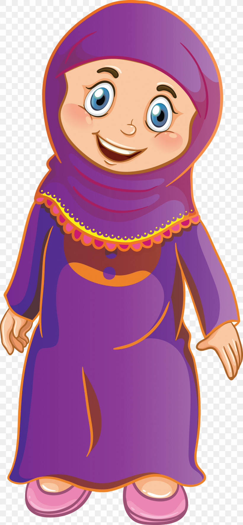 Muslim People, PNG, 1390x3000px, Muslim People, Animation, Cartoon, Costume, Gesture Download Free