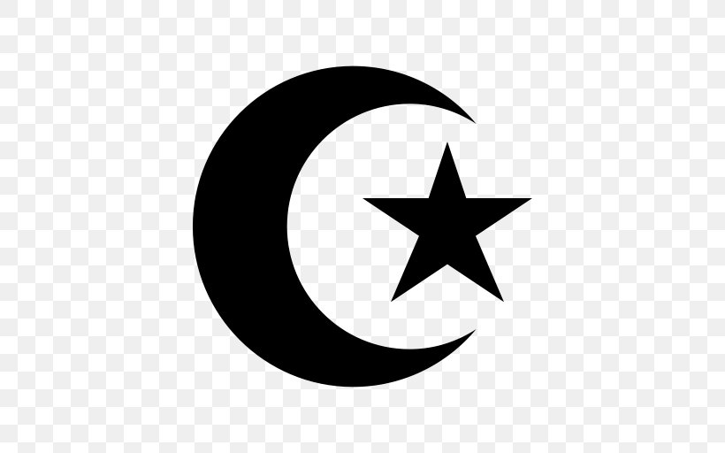 Symbols Of Islam Religion, PNG, 512x512px, Symbols Of Islam, Black And White, Buddhism, Crescent, Islam Download Free
