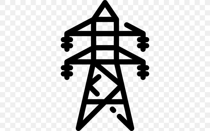 Transmission Tower Electricity Electrical Engineering, PNG, 512x512px, Transmission Tower, Black And White, Electrical Energy, Electrical Engineering, Electricity Download Free