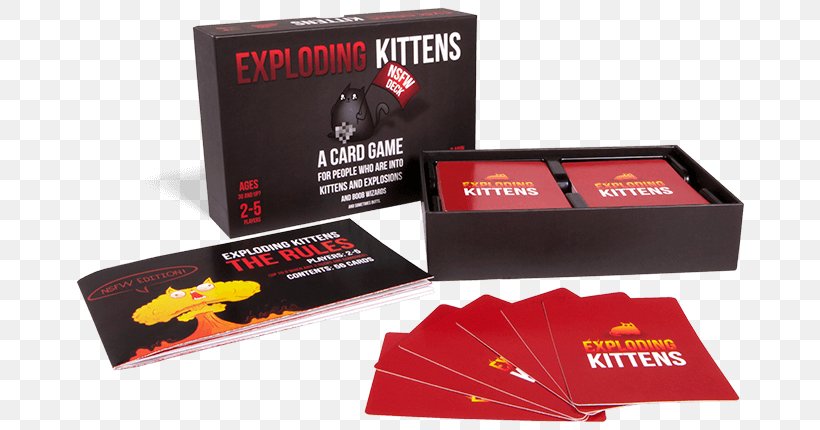 Exploding Kittens Cat Card Game, PNG, 720x430px, Watercolor, Cartoon, Flower, Frame, Heart Download Free