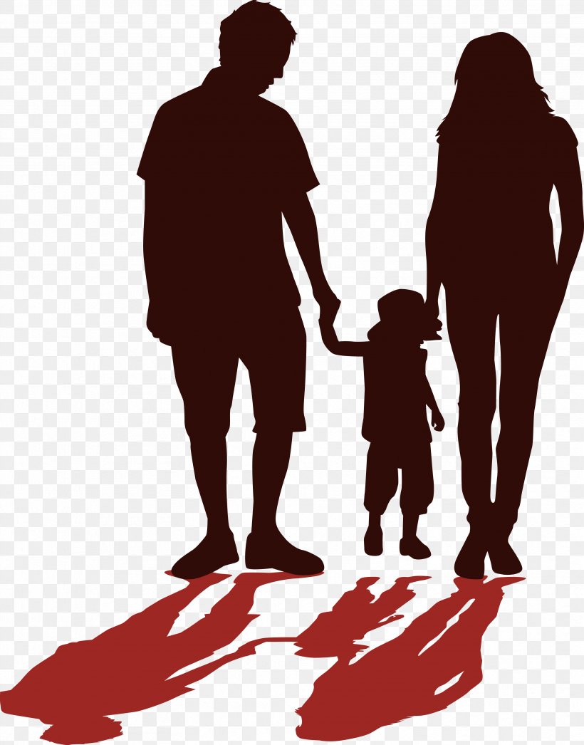 Father Silhouette Family, PNG, 3328x4246px, Father, Child, Family, Human, Human Behavior Download Free