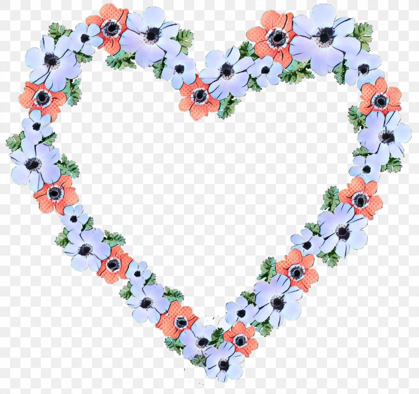 Heart Fashion Accessory Jewellery Necklace Bead, PNG, 1280x1204px, Pop Art, Bead, Fashion Accessory, Flower, Heart Download Free