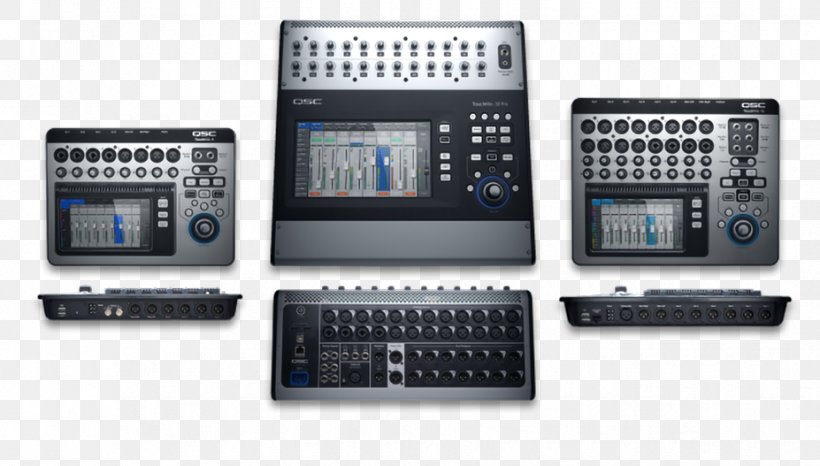 QSC TouchMix-16 QSC Audio Products Audio Mixers QSC TouchMix-8 Digital Mixing Console, PNG, 927x527px, Qsc Touchmix16, Audio, Audio Equipment, Audio Mixers, Audio Mixing Download Free