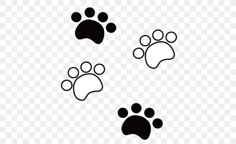 Dog Cartoon Clip Art, PNG, 500x500px, Dog, Animal, Area, Black, Black And White Download Free