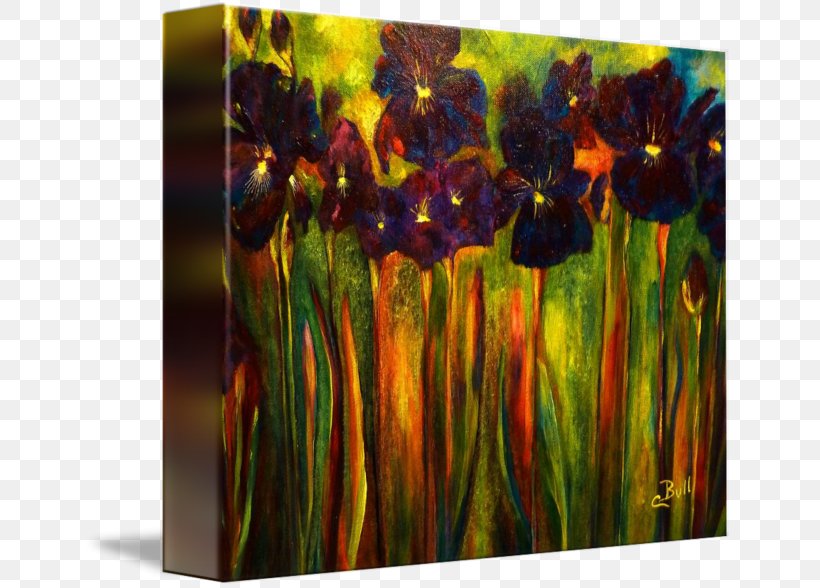 Modern Art Acrylic Paint Gallery Wrap Flower, PNG, 650x588px, Modern Art, Acrylic Paint, Acrylic Resin, Art, Artwork Download Free
