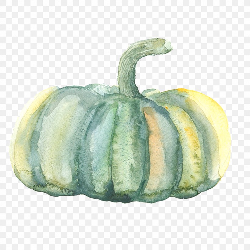 Pumpkin Watercolor Painting Gourd, PNG, 1024x1024px, Pumpkin, Cucumber Gourd And Melon Family, Cucurbita, Food, Fruit Download Free