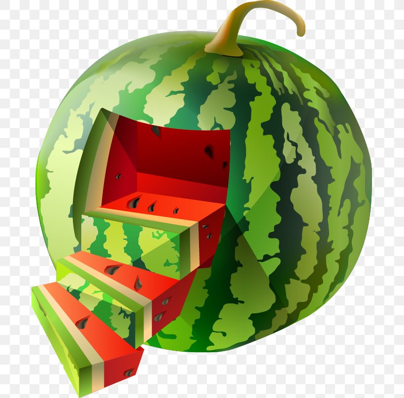 Watermelon Citrullus Lanatus Euclidean Vector, PNG, 691x808px, Watermelon, Auglis, Citrullus, Citrullus Lanatus, Cucumber Gourd And Melon Family Download Free