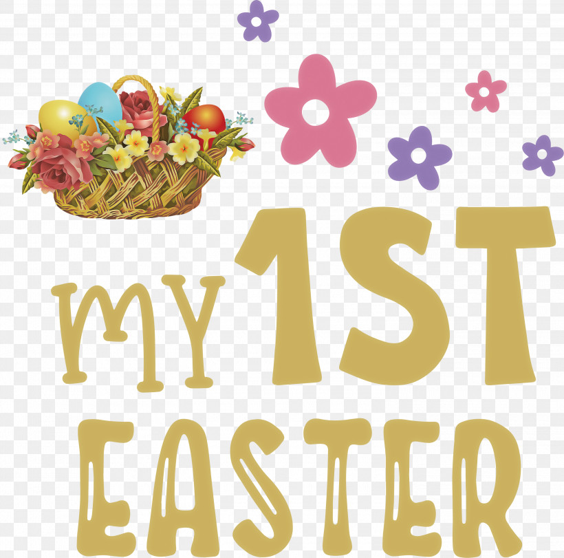 My 1st Easter Easter Baskets Easter Day, PNG, 3000x2968px, My 1st Easter, Algebra, Easter Baskets, Easter Day, Floral Design Download Free