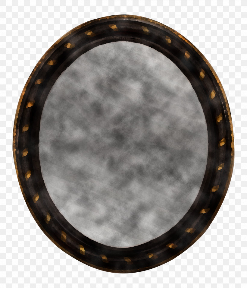 Brown Mirror Rim Circle Metal, PNG, 2575x3000px, Brown, Circle, Metal, Mirror, Oval Download Free