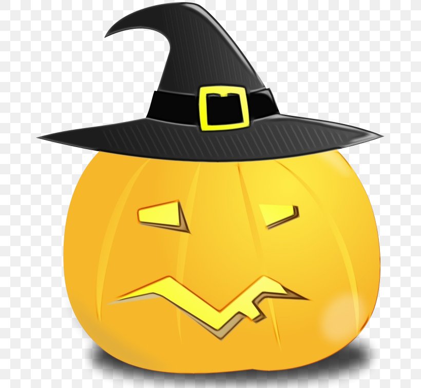 Jack-o'-lantern, PNG, 681x757px, Watercolor, Calabaza, Hat, Headgear, Jackolantern Download Free